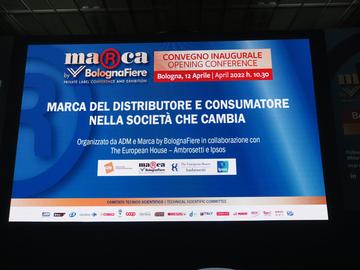 Convegno Inaugurale Marca by BolognaFiere 2022 - Marca del Distributore e consumatore nella società che cambia